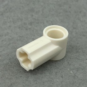 LEGO 32013 White Technic, Axle and Pin Connector Angled #1 (x1)