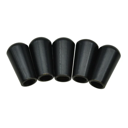 5x Black SAE 8-32 Metal Guitar 3 Way Toggle Switch Tip Fits Gibson/Switchcraft