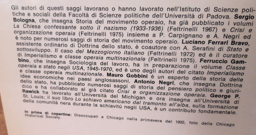 OPERAI E STATO - LOTTE OPERAIE TRA RIVOLUZIONE D'OTTOBRE E NEW DEAL - Picture 3 of 4