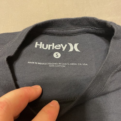 NWT Hurley Long Sleeve Navy T-Shirt Size Small - Picture 5 of 5