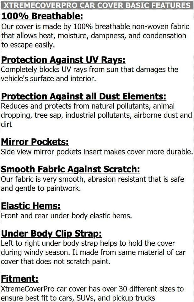 Car Cover 2001 2002 2003 2004 2005 Ford Explorer 4Door - Image 2 of 4