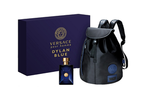 Versace Dylan Blue Pour Homme Mens Fragrance Backpack 2 Piece Gift Set |  eBay