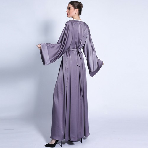 Ramadan Kaftan Abaya Muslim Women Long Dress Maxi Robe Dubai Party Gown Abayas - Picture 89 of 220