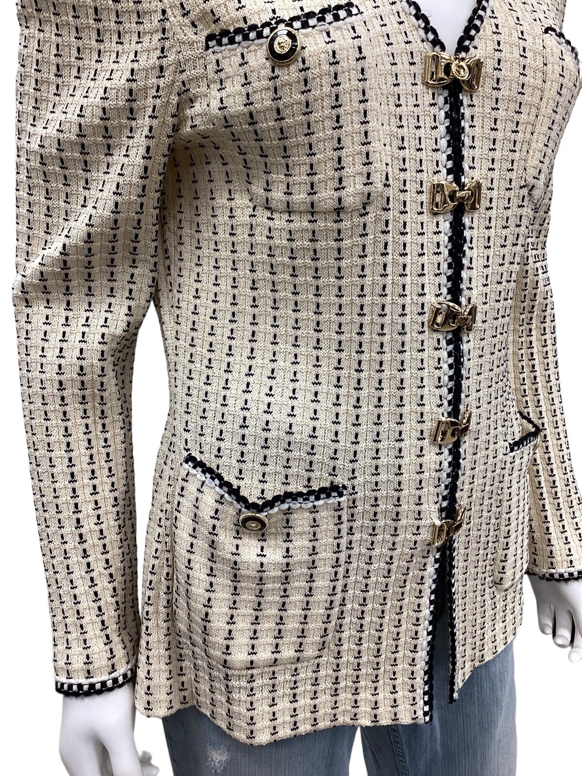 St. John Knit Blazer Medium - image 4