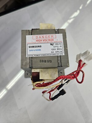 SAMSUNG OEM DE26-00122B MICROWAVE TRANSFORMER NEW OPEN BOX NOB 101B/105C