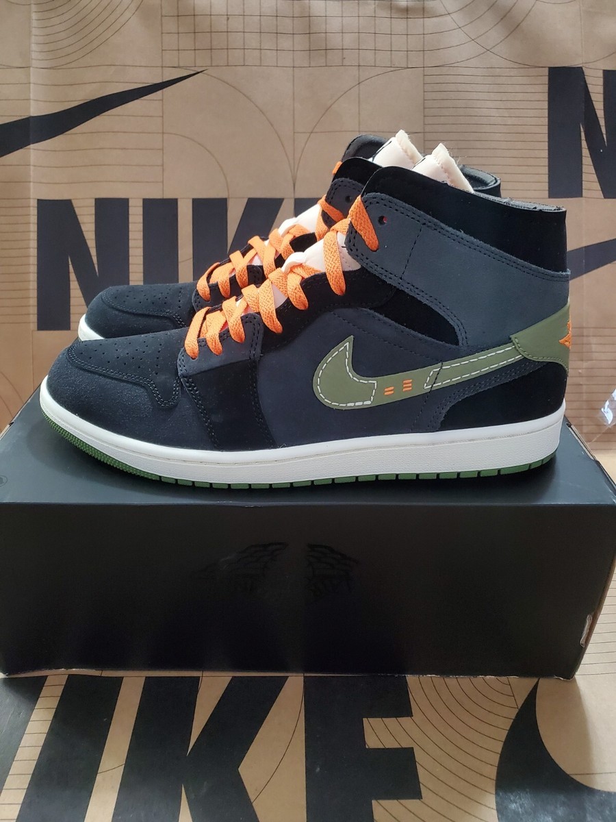 Nike Air Jordan 1 MID SE Craft Anthracite Olive Fd6817-003