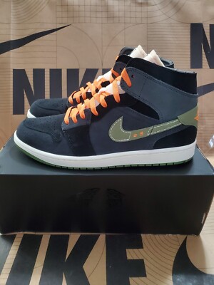 Nike Air Jordan 1 MID SE Craft Anthracite Olive Fd6817-003 Men's