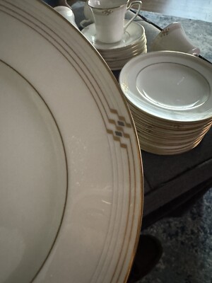 Traditions 2000 MERINA GOLD by Noritake NEW NEVER USED 5pc set, 12 sets