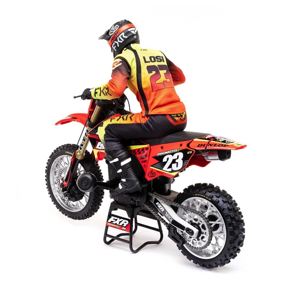 Losi Promoto-MX RTR 1/4 Brushless Dirt Bike (FXR) w/2.4GHz DX3PM Radio & MS6X Sy - Image 2 of 3