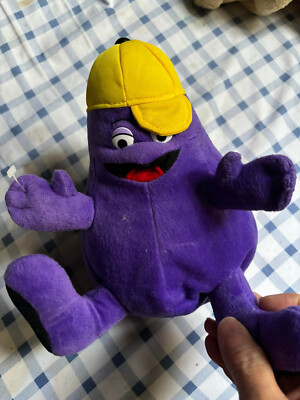 grimace figure opened display item mcdonald happy meal plush | eBay