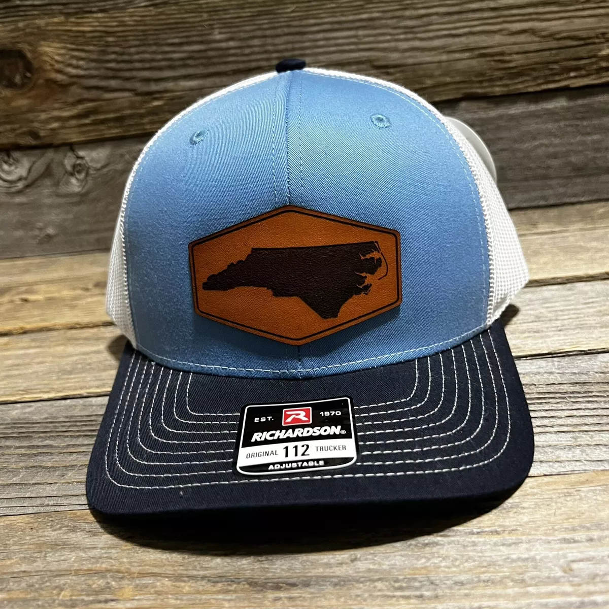 Nc leather patch best sale hat