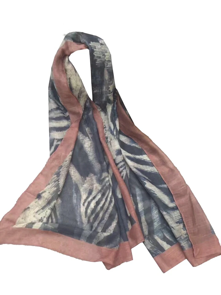 LONDON SOUVENIR New Storm Tiger Print Large Scarves Shawl Wraps