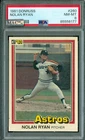 1981 DONRUSS # 260 NOLAN RYAN  PSA 8 MAC SPOTLESS CENTERED *
