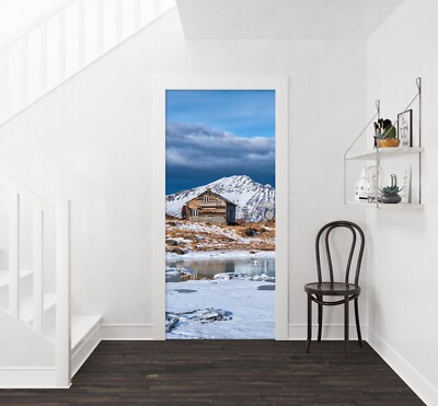 3D Snow Scene A1981 Door Wall Mural Photo Wall Sticker Decal Marco Carmassi Sin