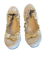 Miu Miu Light Pink/Cream Ballerina Flat