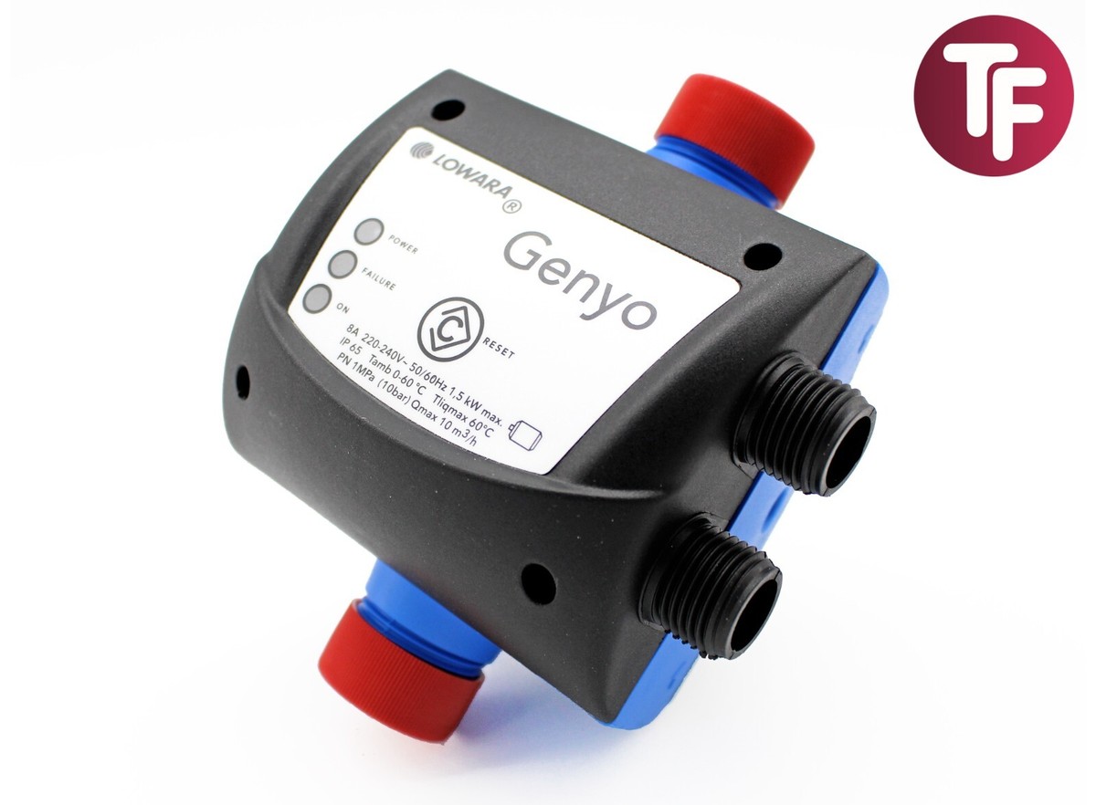 Lowara Genyo 8A F22 Electronic Pump Controller Pressure / Flow Switch