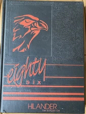 1986 HILAND HIGH SCHOOL YEARBOOK BERLIN, OHIO HILANDER. Clean. Tim Schlabach 