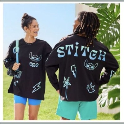 Disney Stitch 626 Pullover Celebration Graphic Crew Unisex Retail $59.99