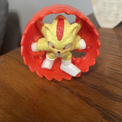 RARE McDonald's 2024 Happy Meal Super Shadow Sonic (Yellow, White Boots) 2'' Toy