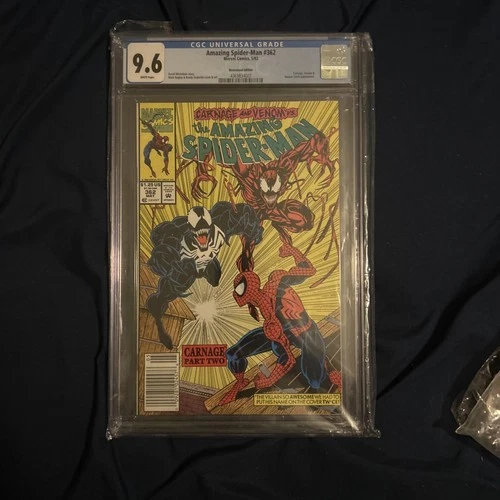 Amazing Spider-Man #362 CGC 9.6 with White Pages Marvel Comics 1992