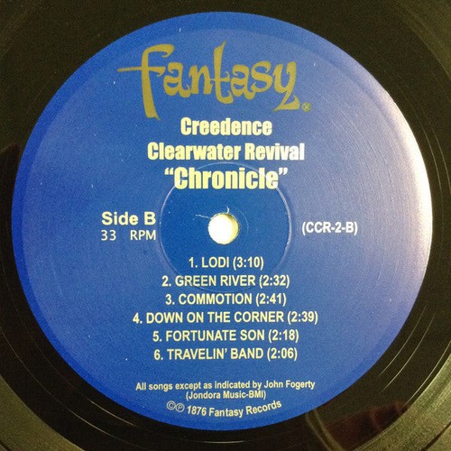 CREEDENCE CLEARWATER - Chronicle 20 Greatest Hits - New Vinyl Record 12 - H99z - Picture 5 of 5
