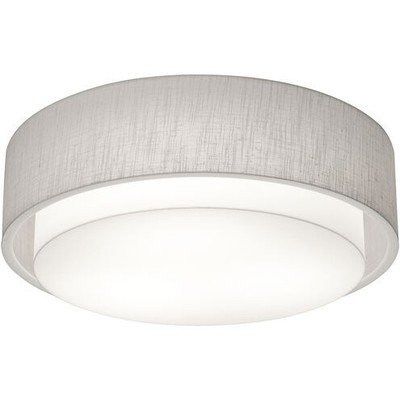 AFX Lighting SAF1824LAJUD-LW - 18'' White Linen Ceiling Light