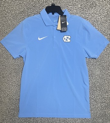 North Carolina Tar Heels Dry-fit Polo Mens Medium UNC Blue Jordan Jumpman