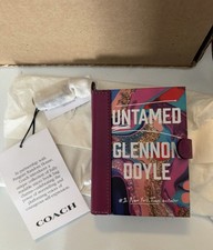 Coach Book Charm Bag Untamed CFK44 Glennon Doyle NYT NWT