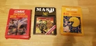 Atari 2600 3 game lot in Boxes Pac-Man, Mash, Combat