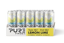 PureFinest&reg; Natural Vitamin Sports & Vitality Drink 24 x 330ml-Lemon Lime Breeze