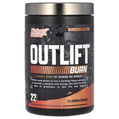 2 X Nutrex Research, Outlift Burn, Florida Crush, 15.06 oz (426.9 g)