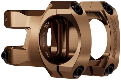 RaceFace Turbine Stem - 50mm, 35mm Clamp, +/-0, 1 1/8", Kashmoney Gold