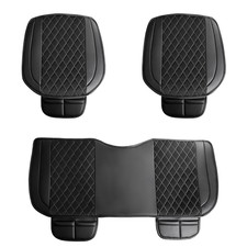 Sitzauflagen passend für BMW IX3 ab Bj. 2020 in Schwarz/Weiß Set Denver