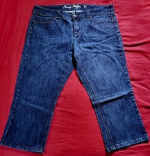 Tommy Hilfiger 16 Women's Capris, Cropped Pants, Blue Jeans