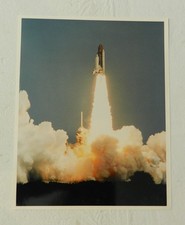 NASA Space Shuttle Launch Color Photo, Uncredited, 8"x10" on Kodak Paper