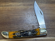 NAHC NORTH AMERICAN HUNTING folding hunter bone  AMERICAN COAL. MINER EDITION XX