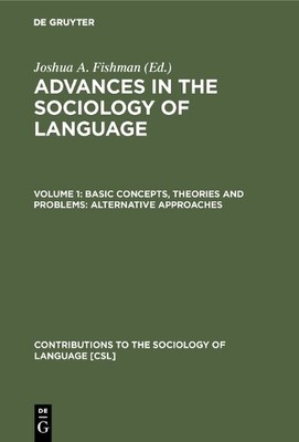 Basic concepts, theories and problems: alternative approaches... - 9783111053172