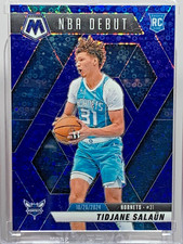 2024 Panini Mosaic NBA Debut Fast Break Blue Prizm /85 Tidjane Salaun #268