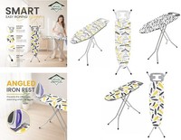 LARGE FOLDING IRON BOARD LIGHT WEIGHT NONSLIP IRONING BOARDS ADJUSTABLE HEIGHT