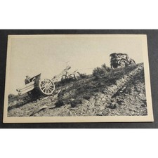 Cartolina Trattore Pavesi P 4/100 - Fiat - Manovra col Verricello