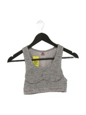 Kisaiya Women's T-Shirt S Grey Polyamide with Elastane, Polyester Basic