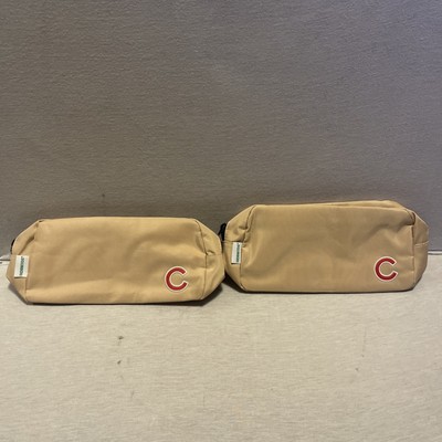 Lot of 2 CHICAGO CUBS Baseball Hornitos Belt Bag Unisex Tan  Fanny Pack Cubbies