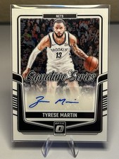 2024-25 Panini Donruss Optic - Signature Series Tyrese Martin Auto 
