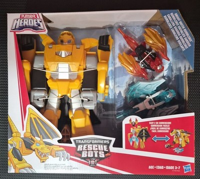 PLAYSKOOL HEROES TRANSFORMERS RESCUE BOTS KNIGHT WATCH BUMBLEBEE NIB 