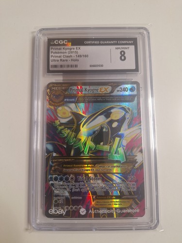 Primal Kyogre-EX graded CGC 8 for sale on eBay