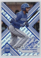 2018 Panini Elite Extra Edition Aspirations Blue 31/50 Tristan Pompey Auto m1u