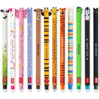 Legami Gelstift Set 12 Stk Radierbar 0,7Mm Verschiedene Farben Tiermotive