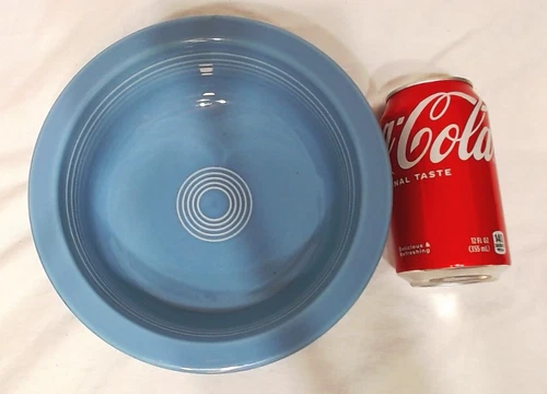 VINTAGE BABY BLUE FIESTA WARE SERVING BOWL 8-1/2" 30 OZ