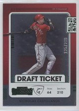 2021 Panini Contenders Draft Ticket Green 125/299 Nick Castellanos Nicholas 06rp