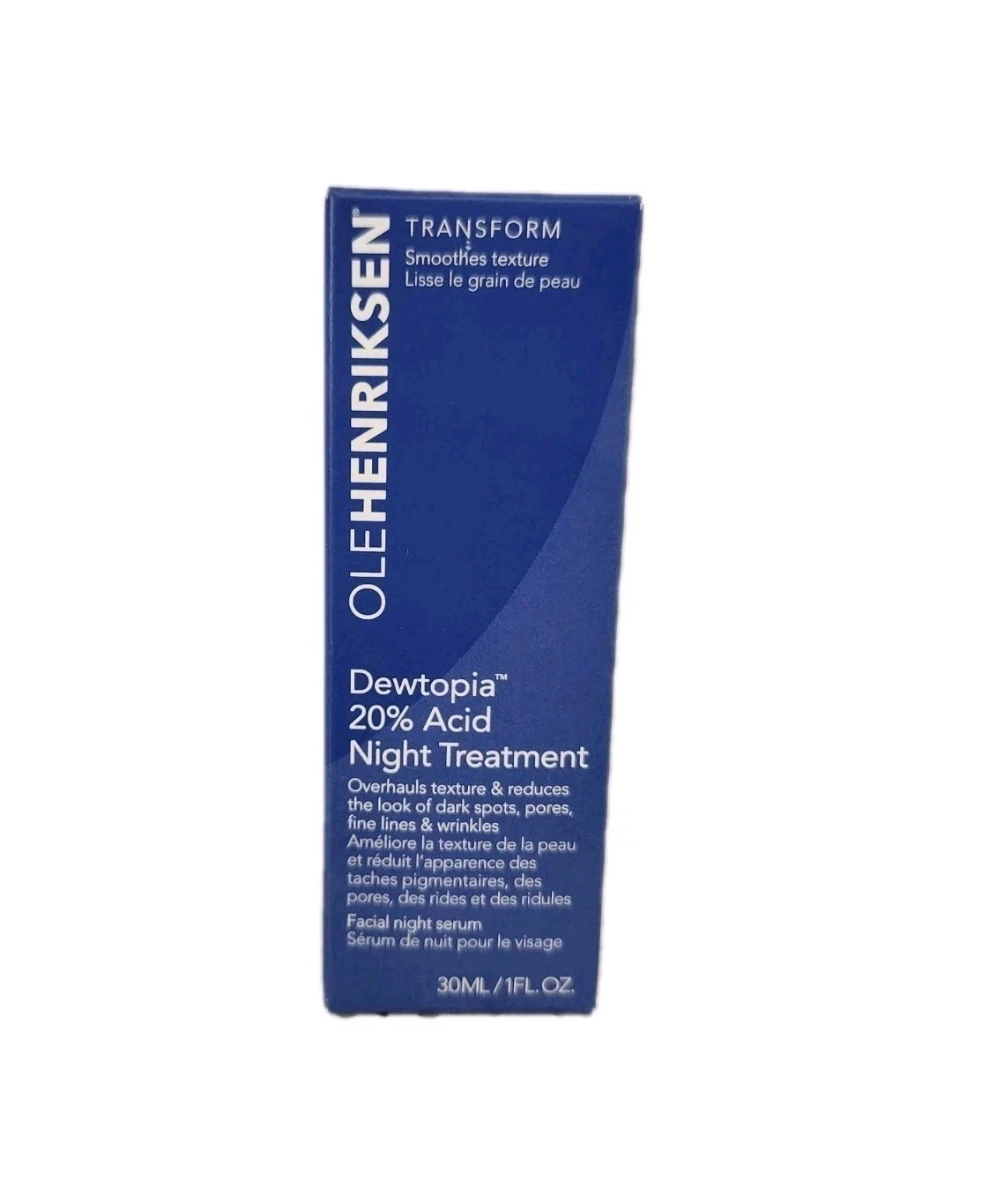 OLE HENRIKSEN Dewtopia 20% Acid Night Treatment Serum 1oz